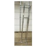 Chrome 4-Way Adjustable Clothing Rack with straight arms