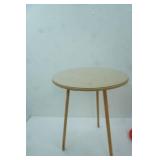 Round 3 leg table with glass top