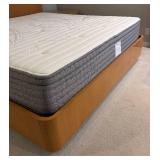 MB - Custom CBF by Pierre High Gloss King Bed with Two Nightstands