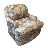 MB - Pair of Vintage Marge Carson Swivel Lounge Chairs & Ottoman