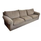 LR - Custom Upholstered Sofa in Toast Chenille