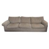 LR - Custom Upholstered Sofa in Toast Chenille