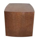 LR - Pair of Custom Vintage Taupe Birds Eye Maple End Tables