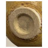 LL - Artisan Crafted Glazed Ceramic Vase with Irregular Petal Edges