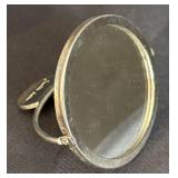 Judith Lieber Round Mirror and Judith Lieber for Neiman Marcus Faux Alligator Trinket Box / Pill Box