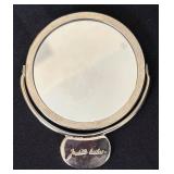 Judith Lieber Round Mirror and Judith Lieber for Neiman Marcus Faux Alligator Trinket Box / Pill Box