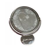 Judith Lieber Round Mirror and Judith Lieber for Neiman Marcus Faux Alligator Trinket Box / Pill Box