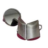 Judith Lieber Round Mirror and Judith Lieber for Neiman Marcus Faux Alligator Trinket Box / Pill Box