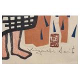 LL - Vintage Woodblock Print Child in Aizu by Kiyoshi Saito