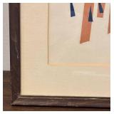 LL - Vintage Woodblock Print Child in Aizu by Kiyoshi Saito