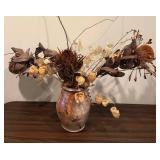 LL - Studio Pottery Vase with Dried Florals