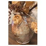LL - Studio Pottery Vase with Dried Florals