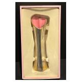 LL - Lenox Gift of Knowledge Bud Vase - 8 in Tall, Pink Heart Interior