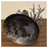 LL - Steampunk Style Metal Golfer Sculpture