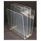 LL - Vintage Lucite Literature Stand