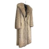 LL - Vintage Badger Fur Coat