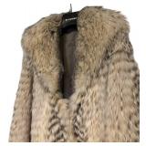 LL - Vintage Badger Fur Coat