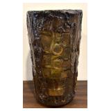 LL - Artisan Crafted Mosaic Style Ceramic Vase - Glazed Tile Pattern