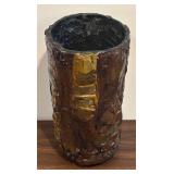 LL - Artisan Crafted Mosaic Style Ceramic Vase - Glazed Tile Pattern