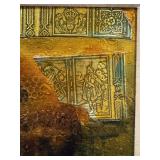 LL - Original Yves Leduc Judiaca Rabbi Mixed Media Artwork