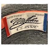 LL - Mr. John Classic Hat - Wide-Brim Straw with Pink Rose