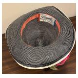 LL - Mr. John Classic Hat - Wide-Brim Straw with Pink Rose