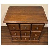 LL - Vintage Nine-Drawer Apothecary Style Chest