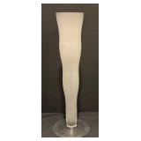 LL - Tall Frosted Glass Vase