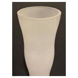 LL - Tall Frosted Glass Vase