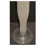 LL - Tall Frosted Glass Vase