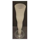 LL - Tall Frosted Glass Vase