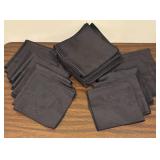LL - Over 40 Black Linen Napkins
