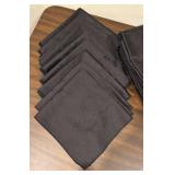 LL - Over 40 Black Linen Napkins