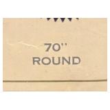 LL - New Charter Club Cotton Rich & Prima Vera Damask Black Tablecloths