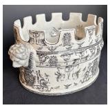 LR - United Wilson Monteith Porcelain Centerpiece Bowl