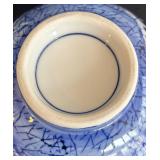 K - 13 Blue & White Asian-Style Porcelain Rice Bowls