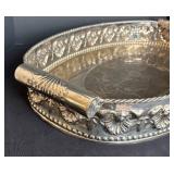 LR - Castilian Imports Silver Plated Tray