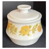 LR - Noritake Progression Sunny Side 9003 Platter with Gravy Boat, Creamer & Sugar Dish