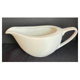 LR - Six Crate & Barrel Porcelain Gravy Boats