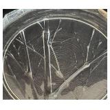 LR - Two Kosta Boda Bamboo / Tree Branch Platters