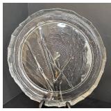 LR - Two Kosta Boda Bamboo / Tree Branch Platters