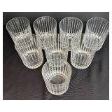 LR - Eight Baccarat Harmonie Crystal Lowball Glasses