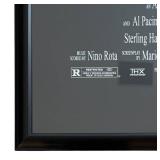 LR - The Godfather Framed Movie Poster Print