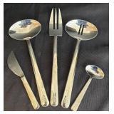 LR - Reed & Barton 5-Piece Serving Utensil Set