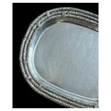 LR - Two Mariposa Silver Platters