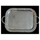 LR - Two Mariposa Silver Platters