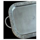 LR - Two Mariposa Silver Platters