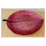 LR - Leaf-Shaped Glass Platter Set