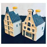 K -Vintage KLM House #66 and Vintage KLM House #70