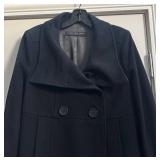 MB - Marc New York by Andrew Marc Coat - Black Wool Blend Size 12